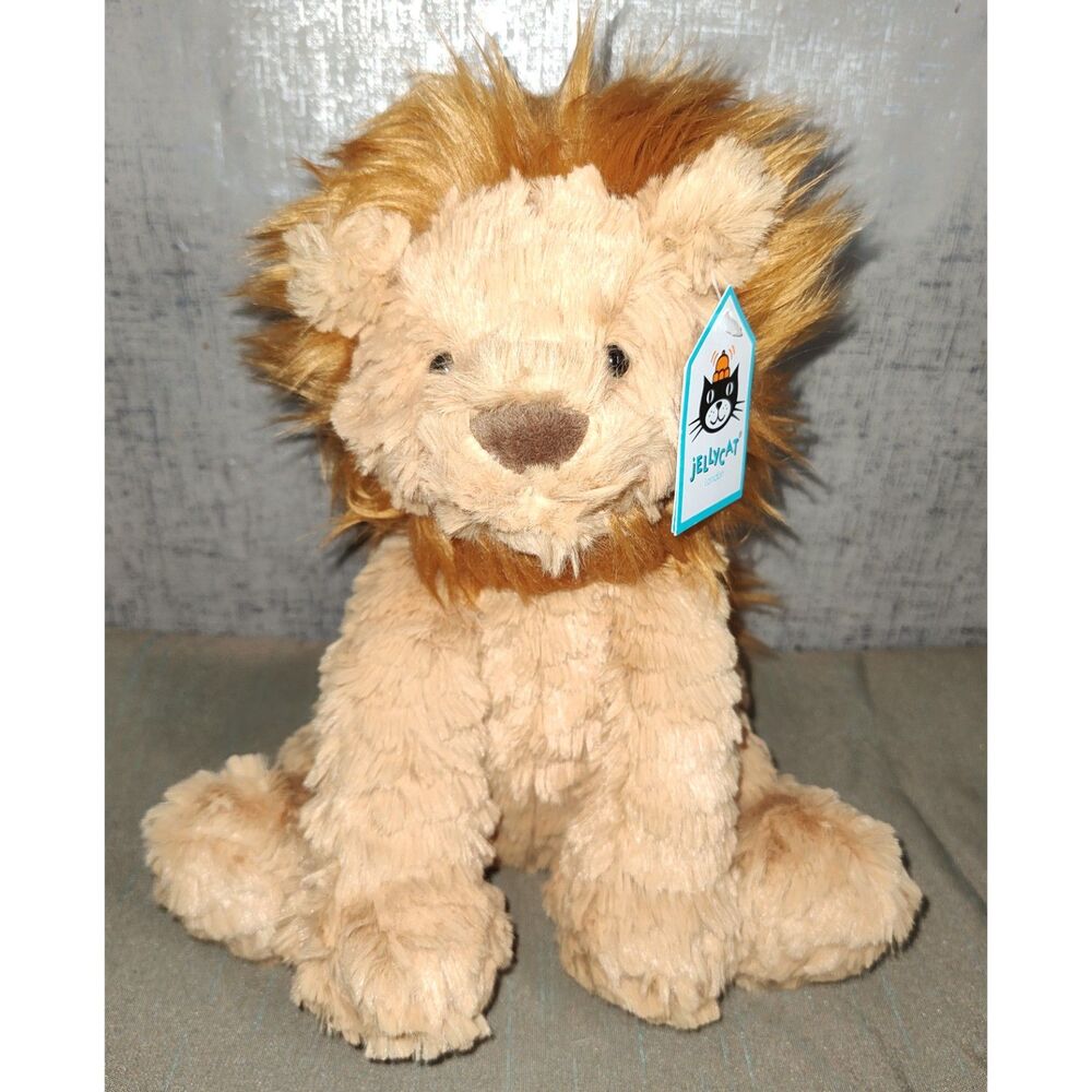 Jellycat "I am Medium Fuddlewuddle Lion" 9" Plush Toy NWT